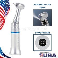 1-10* Dental Slow Low Speed Handpiece Push Button Contra Angle w/ FG 1.6MM Head