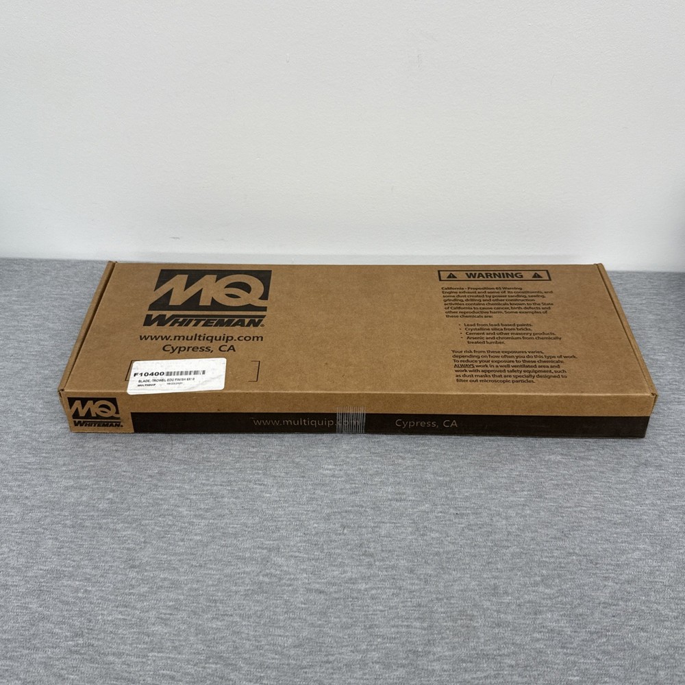 Multiquip F10400 Finish Blade, 6″ x 18″ for 46″ and 48″ Diameter Rotors (4qty)