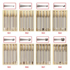 Dental Tungsten Steel Carbide Burs RA Fit Low Speed Contra Angle Handpiece po