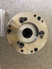 BOSTAR 5C COLLET CHUCK w/ INTEGRAL D1-4 CAM LOCK MOUNT, 5″ CHUCK DIAMETER,