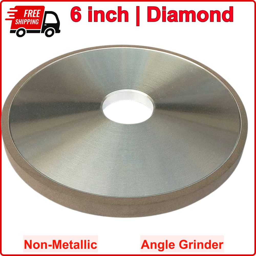 6 Inch Flat Resin Bond Diamond Grinding Wheel Grit 150 Concentration 100 Percent