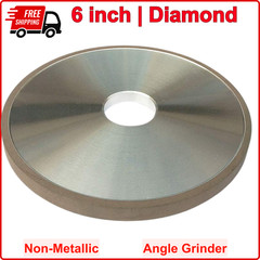 6 Inch Flat Resin Bond Diamond Grinding Wheel Grit 150 Concentration 100 Percent