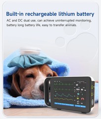 Multi-parameter Patient Monitor Vital Signs Monitor ECG/NIBP/TEMP/RESP/SPO2/PR