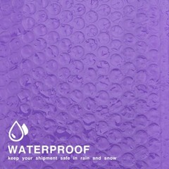 50 Purple Poly Bubble Padded Envelopes Self-Sealing Mailers 6X10 (Inner 6×9)