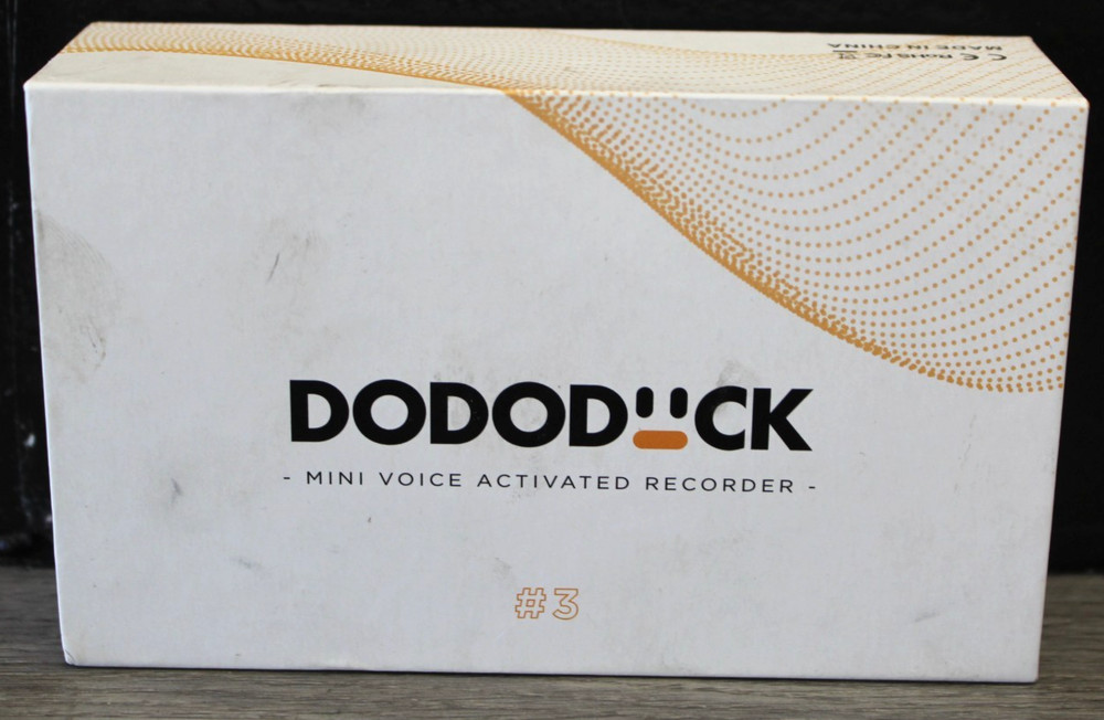 NEW 32GB Dododuck Q25 Mini Voice Activated Recorder 500 Hours Continuous Battery