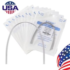 AZDENT Dental Orthodontic Arch Wire Super Elastic NiTi Ovoid Round Rectangular