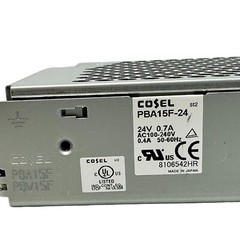 Cosel PBA15F-24 Power Supply 24V 0.7A AC 100-240V 0.4A 50-60Hz Made in Japan