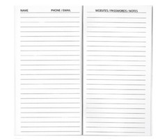Color Choice * White Flower * 3 Year Pocket Calendar Planner 2025-2027 w Notepad