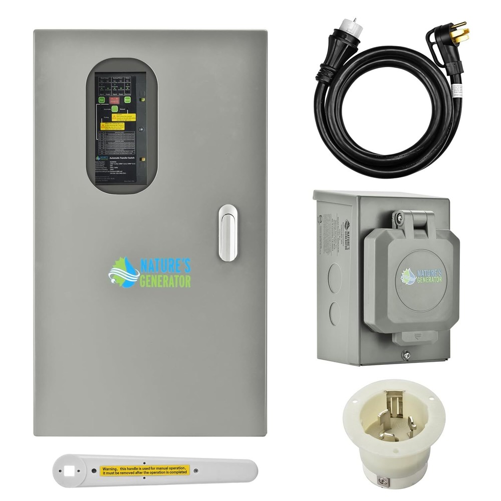 Nature’s Generator Automatic Transfer Switch 120/240V 50A Power Transfer Kit