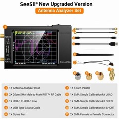 SeeSii NanoVNA H Vector Network Analyzer 10KHz-1.5GHz MF HF VHF Antenna Analyzer