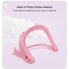 Foldable Dental Rubber Dam Frame Lightweight Plastic Sheet Bracket for Dentistry