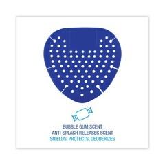 Boardwalk 1002 Bubble Gum Fragrance Urinal Screen – Blue (1 Dozen) New
