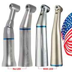 Dental 1:1 LED / No-LED Contra Angle Low Speed Handpiece Push 1:1 Fit NSK ns