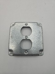 Mulberry Metal Products, Inc. 2 Gang Outlet Box Cover USIP