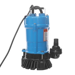 0.75HP Submersible Sewage/Effluent Pump, 4226 GPH Metal Septic Pump, 110V Blue