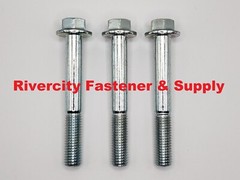 (25) M12-1.75×100 Hex Flange Bolts Grade 10.9 M12x1.75×100 Screws 12mm x 100mm