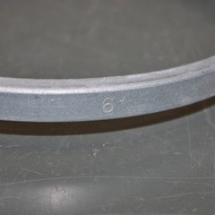 (5) Nordfab 6″ Duct Clamp 8010005525, Quick Release, Galvanized Steel, Nitrile
