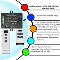 Forward Reverse Remote Switch,Linear Actuator 12V Remote Control Switch,DC7V4…