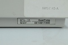 Agilent 1100 HPLC G1311A Quat Pump with G1379A Degasser & tray
