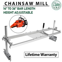 Portable Chainsaw Mill 14″-48″ Chain Saw Mill Aluminum Steel Planking Lumber