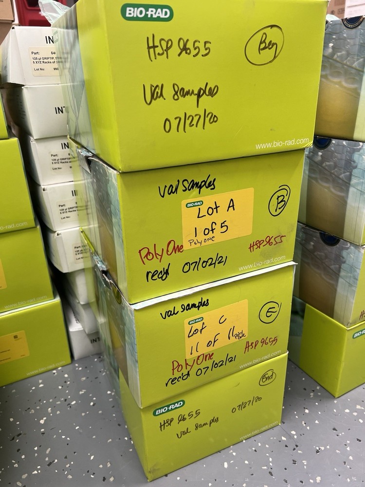 Lot Of 4 Boxes Bio Rad HSP9655 Hard Shell PCR Plates 96 Well Thin Wall (50/box)