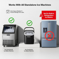 Ice Machine Cleaner and Descaler 32 Oz Ice Maker Cleaner for All Brands Opal