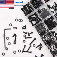 2284PCS Metric Screws & Flange Bolt Assortment,Nuts and Bolts Assortment Kit M2/