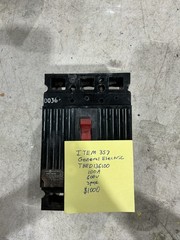 General Electric Breaker THED136100 100 AMPS 600 VOLTS 3 POLE