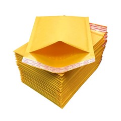 6.5″ x 9″ Kraft Self Seal Bubble Mailer Padded Envelope #0 100,250, 500,1000