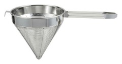 Winco China Cap Strainer 10-Inch Diameter Coarse Mesh Medium Stainless Steel