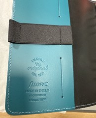 Filofax A5 Original Organiser Planner Notebook Dark Aqua Leather – 022383