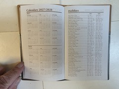 2027 Pocket Pal Calendar Personal Planner and Diary — Brand New In Stock Now