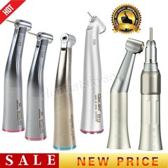 Dental 1:1 /1:5 / 20:1 NO-LED/LED Fiber Optic Contra Angle Handpiece Low Speed