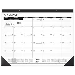 2026-2027 Large Size Academic Monthly Desk Pad Calendar 21.75″ x 17″ Paper
