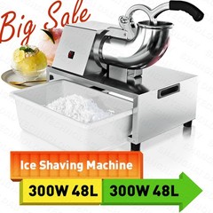 500 LB/H Industrial Commercial Ice Shaving Machine,Snow Cone Machine for Party