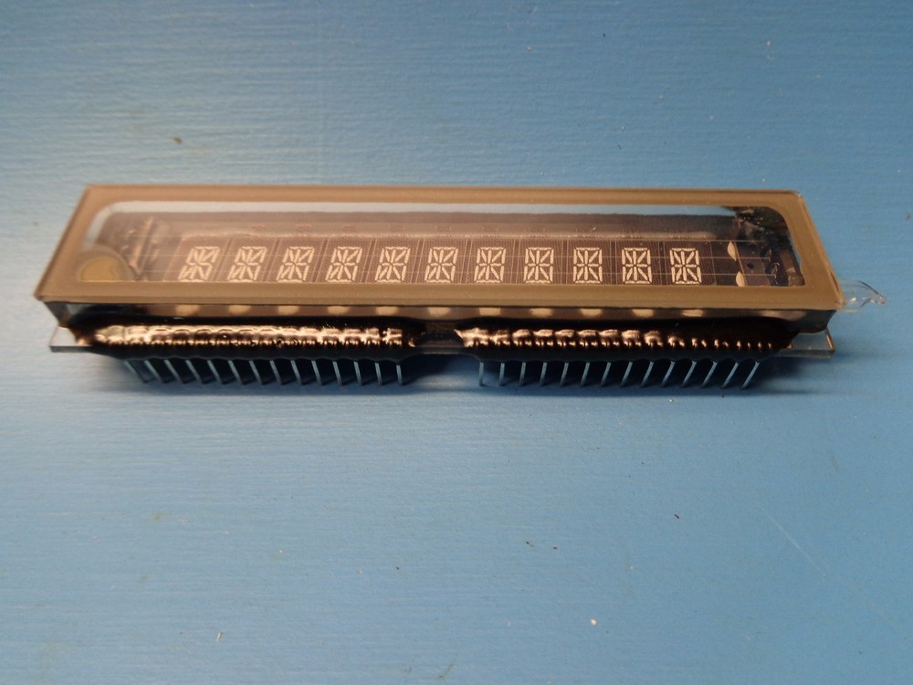 (1) 7280242J01 ITRON FG116K1 LCD VF 11 DIGIT Display Module Unit MOTOROLA 28 PIN