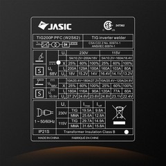 JASIC TIG Welder + Plasma Cutter PFC Welding/Cutting Machine for 95-265V Voltage