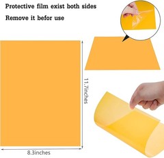 10 Pack Gel Light Filter Transparency Color Film Plastic Sheets Colored Overlays