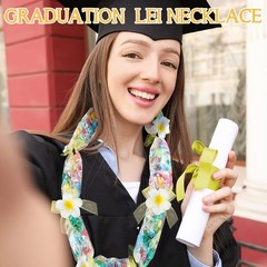 24 Set Graduation Candy Lei Making Kit Class of 2026 Hawaiian Lei Candy Tubin…