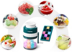 Ice Shaver and Snow Cone Machine – Premium Portable Ice Crusher and Shaved Ice M