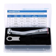 Dental 1:5 Increasing Fiber Optic Contra Angle Handpiece Fit Electric Motor