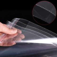 100pcs Resealable Clear Bags Plastic Opp Cello Merchandise Poly Bags Any Size