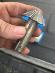 Niagara 12646 1-1/2″ X 45* Chamfering Cutter End Mill CH48-45 HSS UNC USA