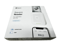 New Square Card Reader for Contactless and Chip 2nd Generation White