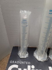 Graduated Measuring Cylinders Set of 7 10/25/50/100/250/500/1000mL