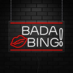 Bada Bing Sign for Business Displays | LED Flex Neon | 37″W x 20″H x 1″D