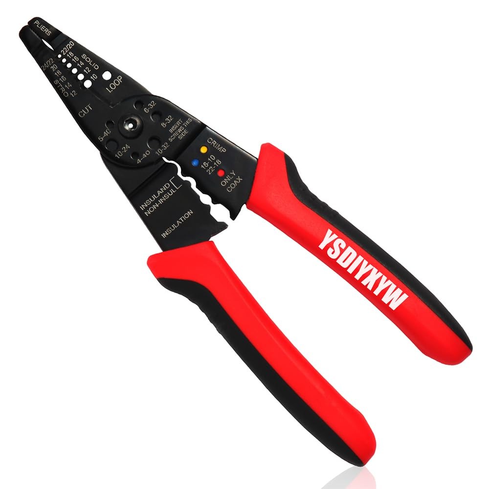 Wire Stripper, 3rd Generation Wire CrimpingTool, 8IN Professional Wire Strippers
