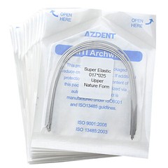 10X AZDENT Dental Orthodontic Super Elastic Niti Nature Rectangular Arch Wires