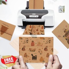 Goefun Brown A7 5.25×7.25″ Kraft Envelopes 1000pk