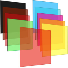 Transparent Colored Acrylic Sheets 1/8″ Thick, 10Pcs 8 X 8In Iridescent Cast Acr